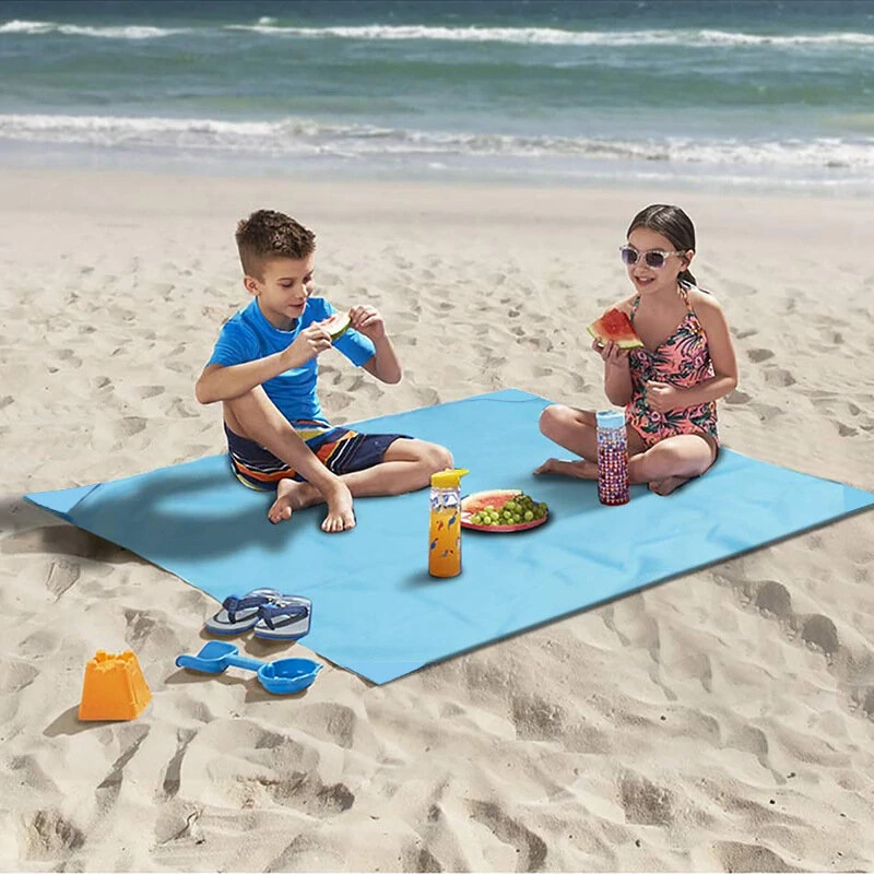 (image for) 1.4*2m Picnic Mat Lightweight Waterproof Floor Mat Mini Folding Beach Mat Outdoor Camping Blanket